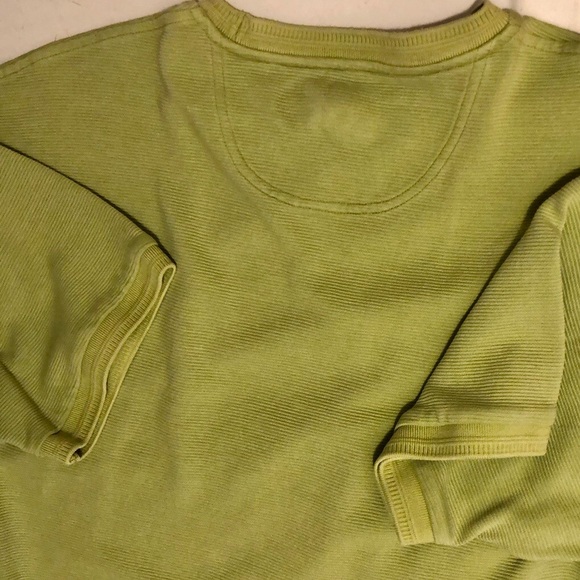 Caribbean Tropical Lime Pullover Short Sleeve Shirt - Picture 7 of 10